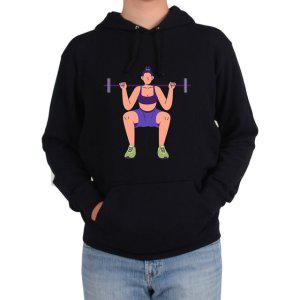후드티 운동 헬스 바벨 Barbell 웨이트 트레이닝그림 다양한 색상 사이즈