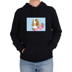 후드티 꽃장식 꽃모자 코카스 본인이 이쁜줄 강아지그림 다양한 색상 사이즈