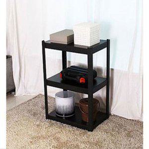 고릴라렉 블랙 600 3단 60cm 1P 앵글선반 조립식선반
