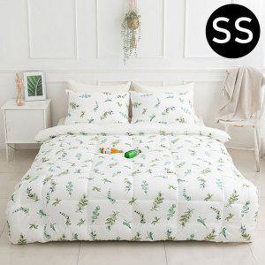 JMds 내추럴 광목 순면 이불 베개커버세트 슈퍼싱글 SS (화이트) (베개솜 별매)