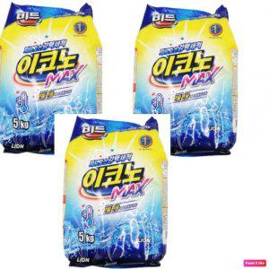 세탁세제파우치 비트 3묶음파우치 이코노맥스 5kg 5kg세제파우치