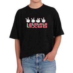 오버핏반팔티 아기토기 yes 네넷넵넹 오케이 다양한색상 전사이즈
