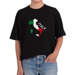 반팔티 이탈리아 ITALY 지도 유럽 다양한색상 전사이즈
