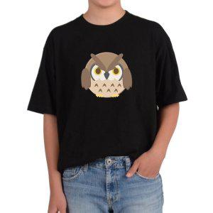 기능성 반팔티셔츠 부엉이 owl 야생 밤의제왕그림 다양한색상 전사이즈