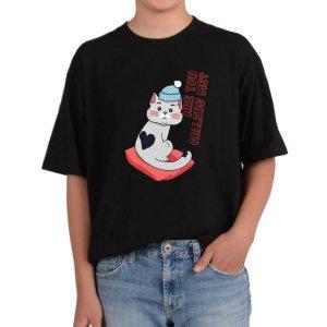 기능성 반팔티셔츠 냥이 나불렀냥 겨울모자 CAT그림 다양한색상 전사이즈