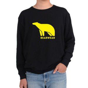 기모맨투맨 BEARWEAR 북극곰 브랜드그림 다양한색상 전사이즈