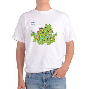 길단 아시아핏 반팔티 서울여행 K문화 K뮤직 한강 서울지도 서울그림 다양한색상 전사이즈