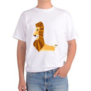 길단 아시아핏 반팔티 Lion 사자 그림 알파벳 L자 형상화 사자자리그림 다양한색상 전사이즈