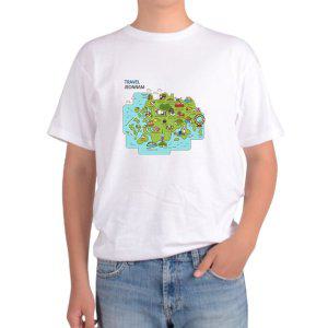 길단 아시아핏 반팔티 전남여행 JEONNAM TOUR 관광지도 TOUR 그림 다양한색상 전사이즈