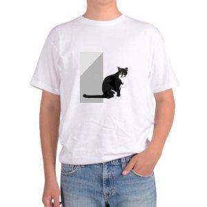 길단 아시아핏 반팔티 고양이 야옹이 반려묘 CAT 시크한 PET 질투 그림 다양한색상 전사이즈