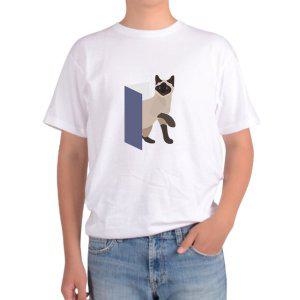 길단 아시아핏 반팔티 고양이 야옹이 반려묘 시크한 PET 질투 고양이그림 다양한색상 전사이즈