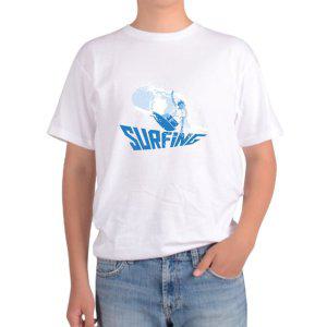 길단 아시아핏 반팔티 서핑 파도 해양스포츠 SURFING 여름 썸머그림 다양한색상 전사이즈