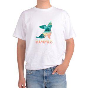 길단 아시아핏 반팔티 와우 여름휴가 썸머 야자수 휴양지 SUMMER그림 다양한색상 전사이즈