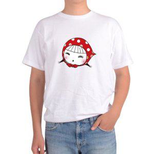 길단 아시아핏 반팔티 빨강 모자 소녀 성냥 사세요그림 다양한색상 전사이즈