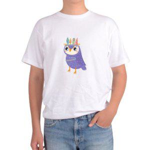 길단 아시아핏 반팔티 올빼미 부엉이 재물의 상징그림 다양한색상 전사이즈