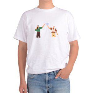 길단 아시아핏 반팔티 VR게임 비행놀이 친구그림 다양한색상 전사이즈