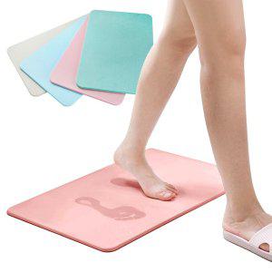 규조토 발매트 L핑크 욕실 미끄럼방지 강력흡수력