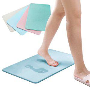 규조토 발매트 L블루 욕실 미끄럼방지 강력흡수력