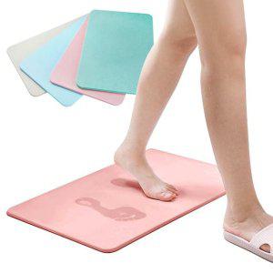 규조토 발매트 L핑크 욕실 미끄럼방지 강력흡수력