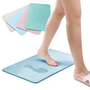 규조토 발매트 L블루 욕실 미끄럼방지 강력흡수력