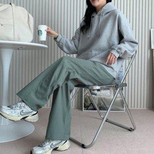 기모 면 밴딩 여성바지 여자바지 배기바지 긴바지
