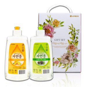 자연퐁 주방세제 솔잎 500 + 오렌지 500 세트_(5개입)