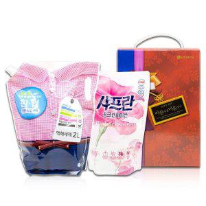 한입세제 2L + 샤프란 1L 세트_(3개입)