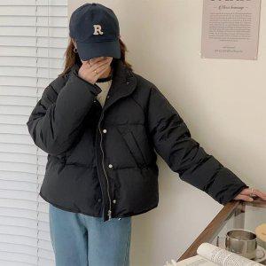 니모퀄트 여성 숏패딩 코트 경량 패딩 데일리룩 자켓 방한 아우터 오버핏 캐주얼 겨울 점퍼 K2550