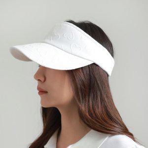 입체하트 여자골프썬캡