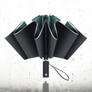 Coms 3단 자동우산 거꾸로 접히는 우산 LED