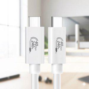 Coms USB 4.0 GEN3 C타입 PD 급속충전케이블 1m