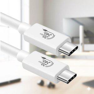 Coms USB 4.0 GEN2 C타입 PD 급속충전케이블 2m