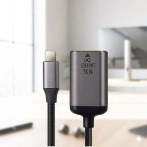 Coms USB 3.1 C타입 to DP 변환 변환 8K 60Hz UHD