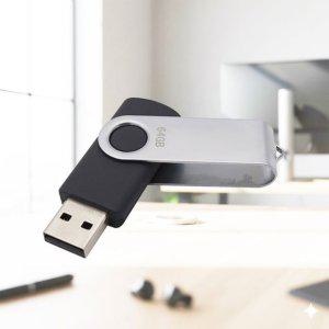 Coms USB 포터블 메모리 64G 스윙타입 회전형