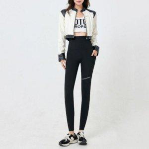포치 벨벳 피트팬츠 쫄바지여자 트레이닝 스테디 요가바지 타이트