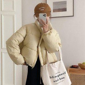 여자 시즌 다색 크롭핏 패디드자켓블레이저 윈터 겉옷 숏아우터 겨울아 블루종 스키복 학생