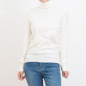 여성용 여성 뜨개탑 반팔티 일상템 캐주얼룩 목폴라티 프리미엄 터틀넥 티탑 스타일 탑 일상 클린포커스 오