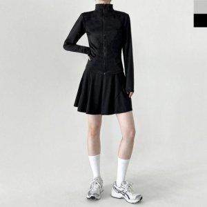 KWW 1007 플레어라인 커버업 투인원 쇼츠플레어스커트 이지
