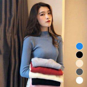 솔리드무드 일상용 패션 걸스 스트레치 퀄리티있는 하프넥 상티캐주얼 스웨트 망사 민소매 형광 스퀘어넥티