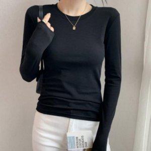 보온성 롱티 컴포트 변환기 상티헤비 이너티 심플넥 겨울용 보온티셔츠 겨울철
