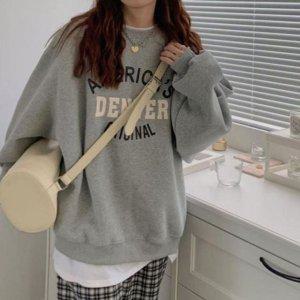 덴버 레이디스 스웨트 티 루즈핏 롱티기모안감 티 프리미엄