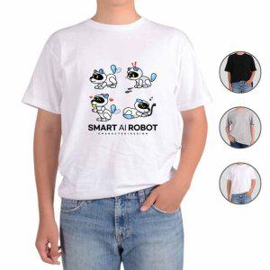 반팔티셔츠 스마트 강아지 로봇 ROBOT 그림 다양한색상 전사이즈
