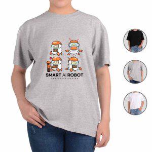 반팔티셔츠 스마트 배달 로봇 ROBOT 그림 다양한색상 전사이즈