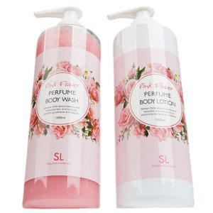 은은한 장미향 퍼퓸 바디로션 1000ml 바디워시 1000ml