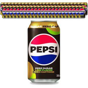 롯데 펩시콜라 제로슈거 라임 제로카페인 355ml 48캔