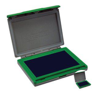 날짜스탬프 일부인 회사직인 결재도장 주소 네임 문구 그린 진공 패드 65X100mm 보라색