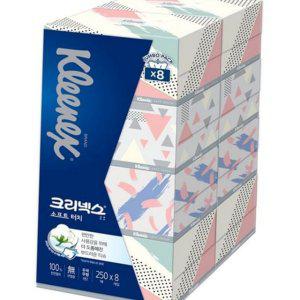 가정용 소프트 250매 각티슈 미용 저자극 티슈 부드러운 대용량