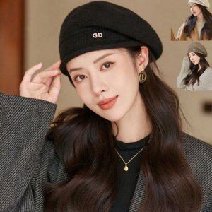 베레모 겨울 코디 데일리 모자 여성 따뜻한 니트