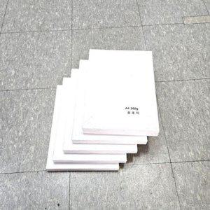 인쇄용 사무용 백상지 용지 a4 모조지 두꺼운 260g