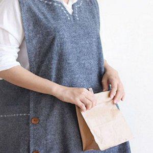 여성 빅사이즈 데일리 자수 면 원피스형 앞치마 주방